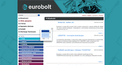 Desktop Screenshot of eurobolt.com.pl